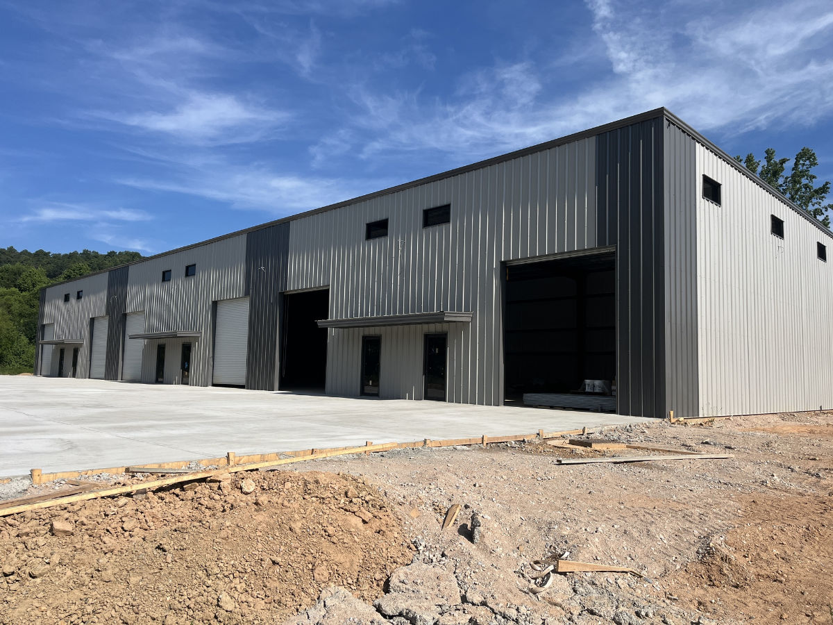 Completed metal building project in Atlanta.
